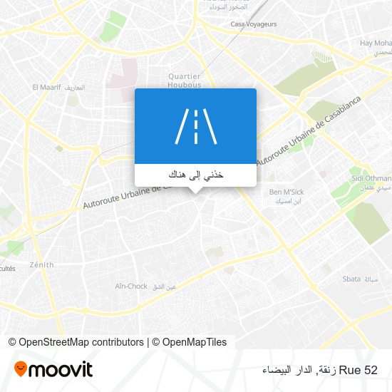 خريطة Rue 52 زنقة