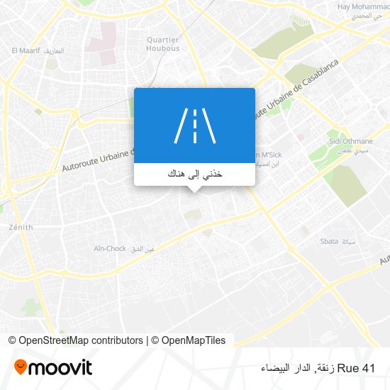 خريطة Rue 41 زنقة