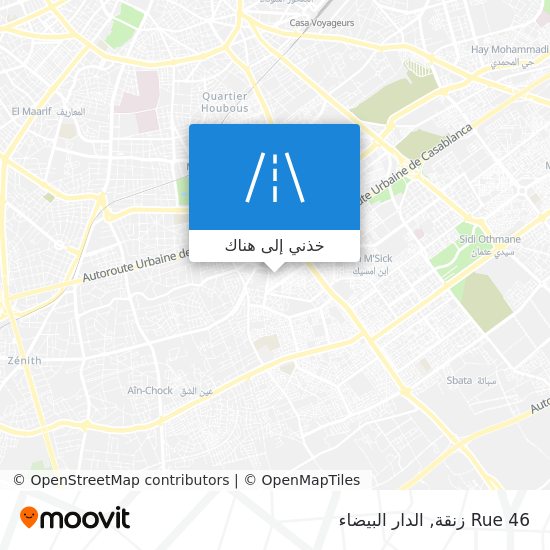 خريطة Rue 46 زنقة