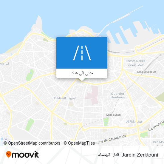 خريطة Jardin Zerktouni