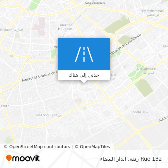 خريطة Rue 132 زنقة