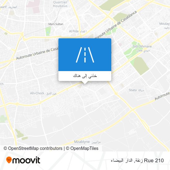خريطة Rue 210 زنقة