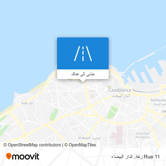 خريطة Rue 11 زنقة