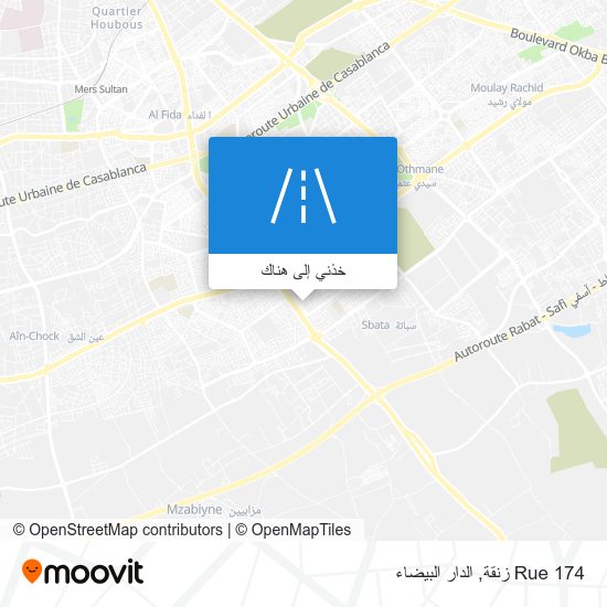 خريطة Rue 174 زنقة
