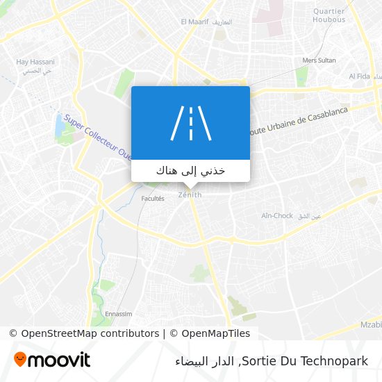 خريطة Sortie Du Technopark