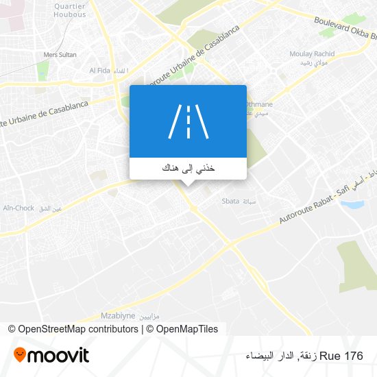 خريطة Rue 176 زنقة
