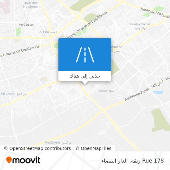 خريطة Rue 178 زنقة