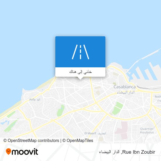 خريطة Rue Ibn Zoubir