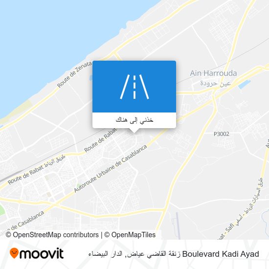 خريطة Boulevard Kadi Ayad زنقة القاضي عياض