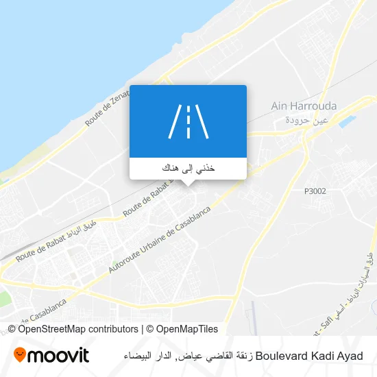 خريطة Boulevard Kadi Ayad زنقة القاضي عياض