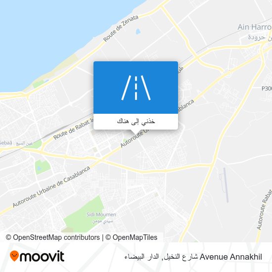 خريطة Avenue Annakhil شارع النخيل