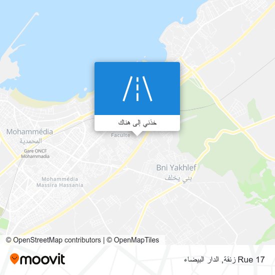 خريطة Rue 17 زنقة