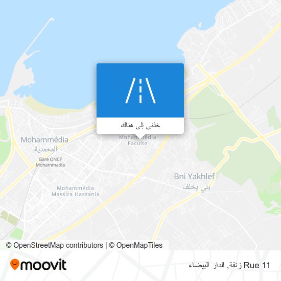 خريطة Rue 11 زنقة