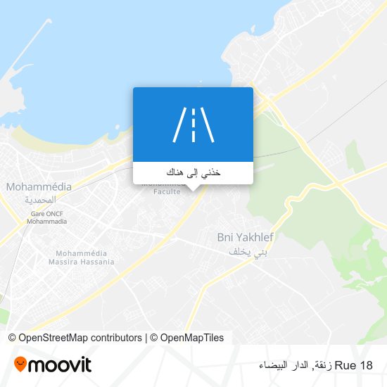 خريطة Rue 18 زنقة