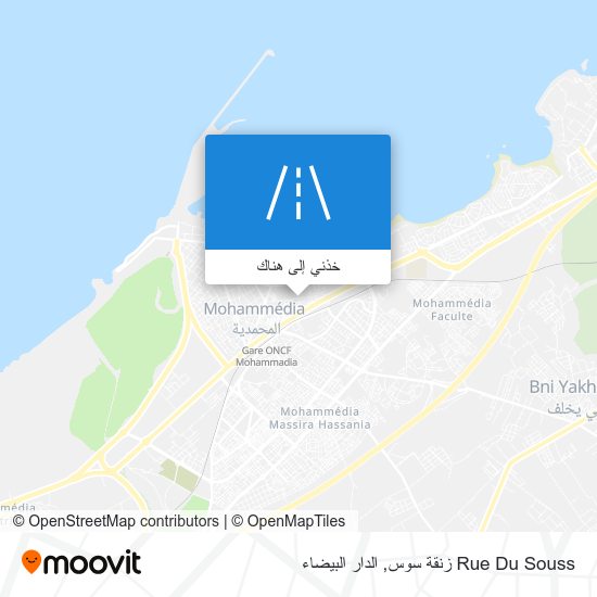 خريطة Rue Du Souss زنقة سوس