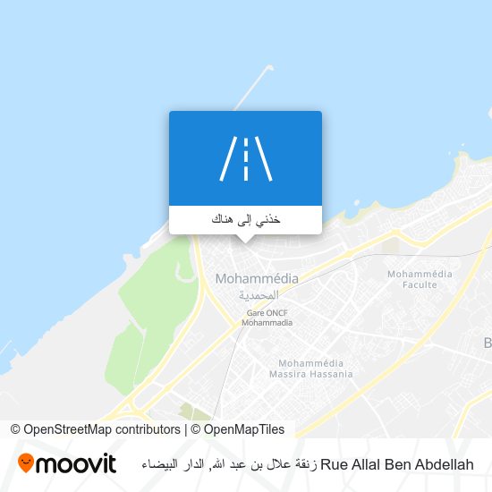 خريطة Rue Allal Ben Abdellah زنقة علال بن عبد الله