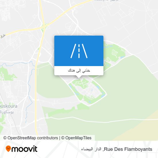 خريطة Rue Des Flamboyants