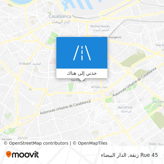 خريطة Rue 45 زنقة