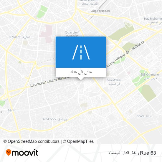 خريطة Rue 63 زنقة