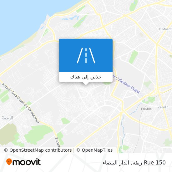 خريطة Rue 150 زنقة