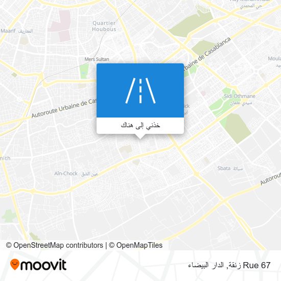خريطة Rue 67 زنقة