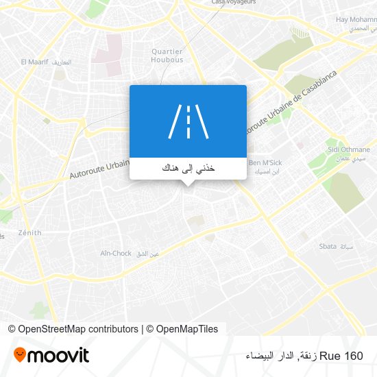 خريطة Rue 160 زنقة