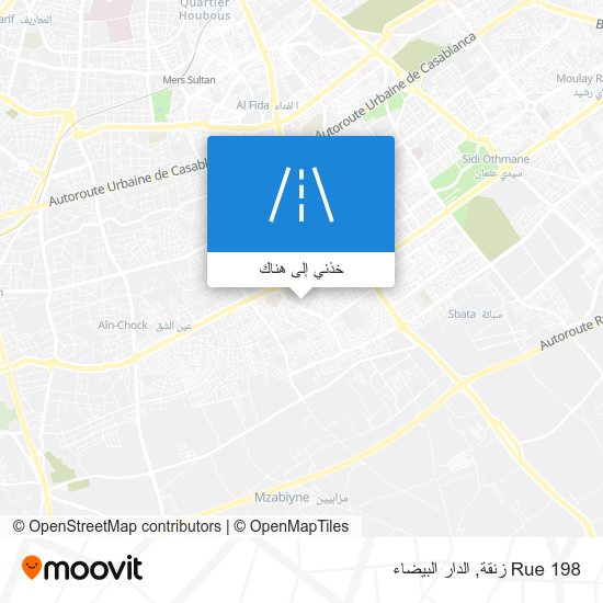 خريطة Rue 198 زنقة