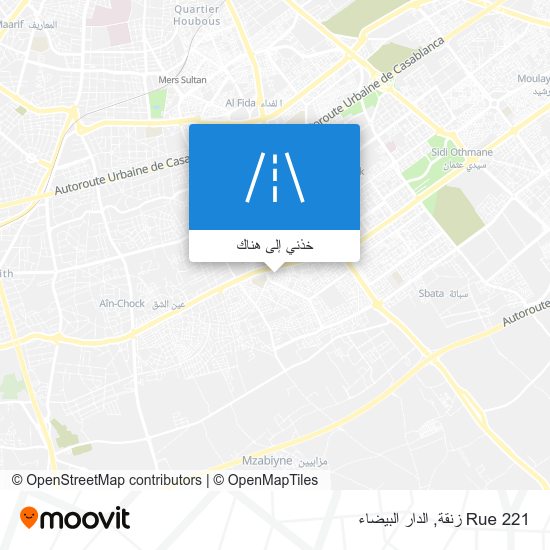 خريطة Rue 221 زنقة