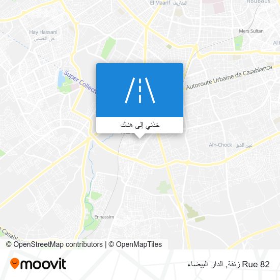 خريطة Rue 82 زنقة