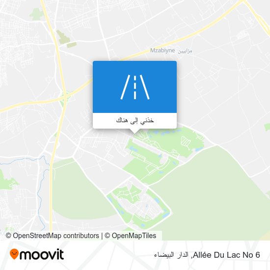 خريطة Allée Du Lac No 6