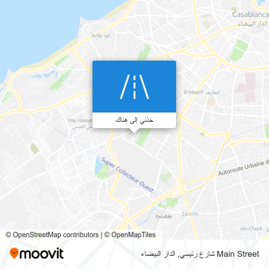 خريطة Main Street شارع رئيسي