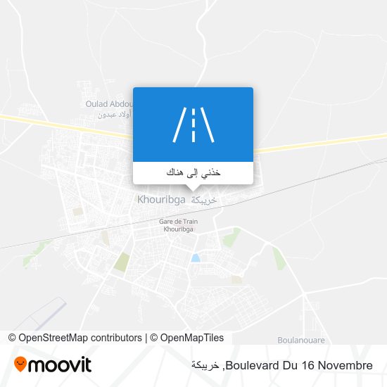 خريطة Boulevard Du 16 Novembre