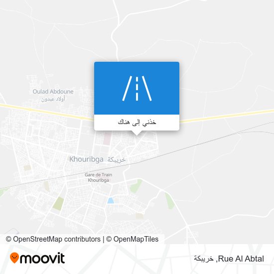 خريطة Rue Al Abtal