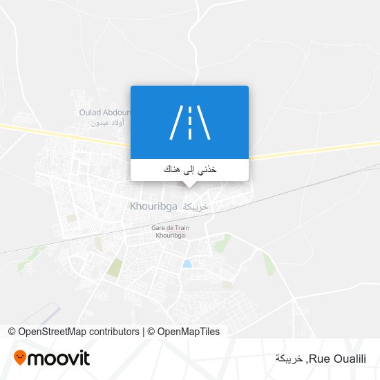 خريطة Rue Oualili