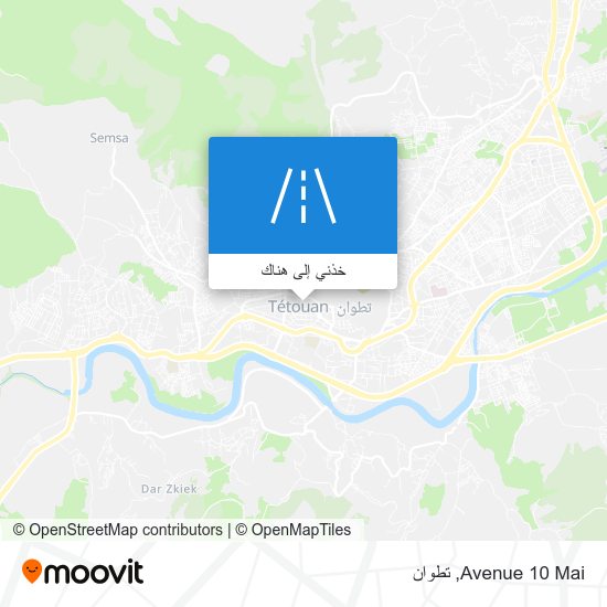 خريطة Avenue 10 Mai