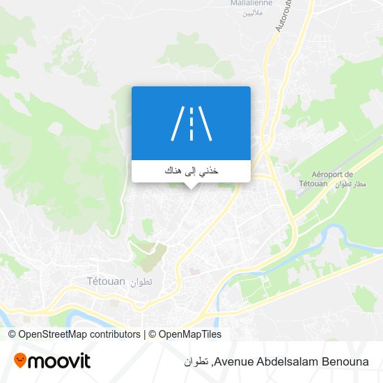 خريطة Avenue Abdelsalam Benouna