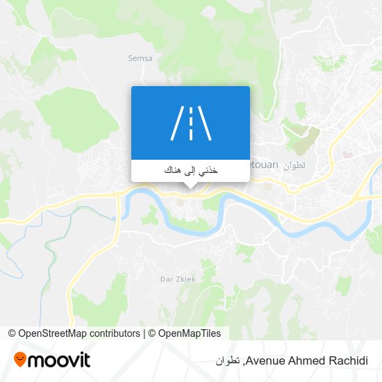 خريطة Avenue Ahmed Rachidi