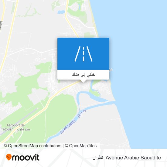 خريطة Avenue Arabie Saoudite