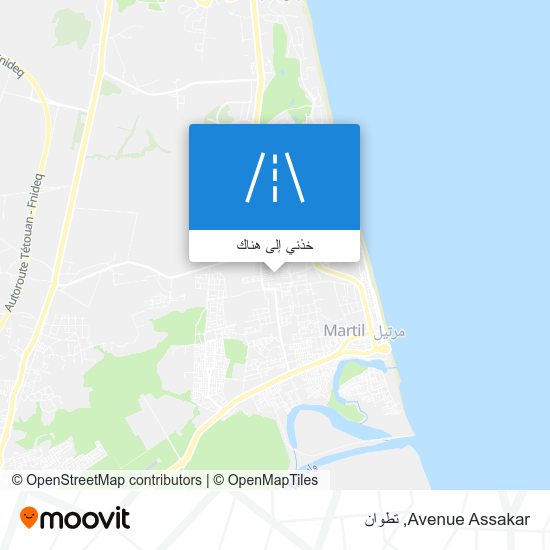 خريطة Avenue Assakar