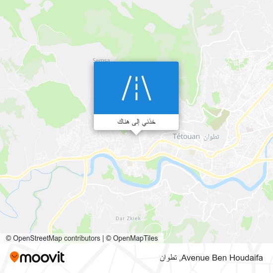 خريطة Avenue Ben Houdaifa