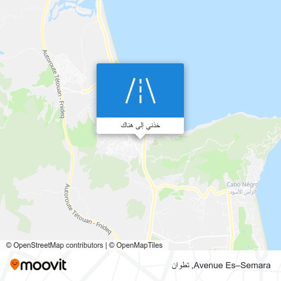 خريطة Avenue Es–Semara