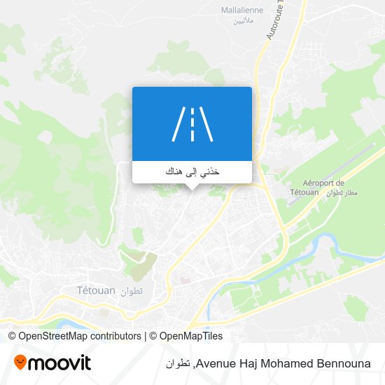 خريطة Avenue Haj Mohamed Bennouna