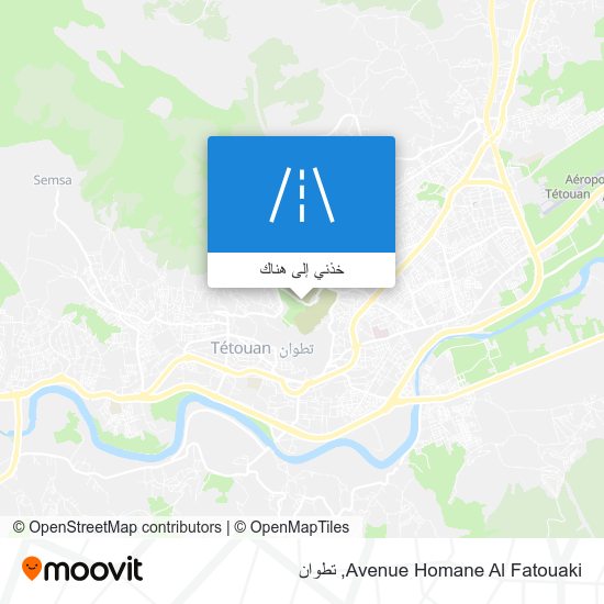 خريطة Avenue Homane Al Fatouaki