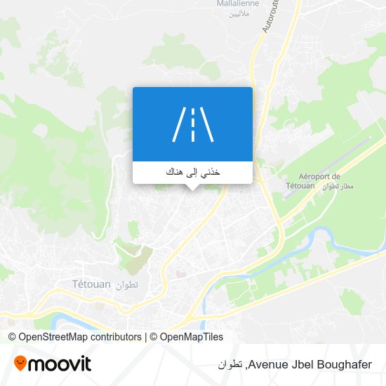 خريطة Avenue Jbel Boughafer