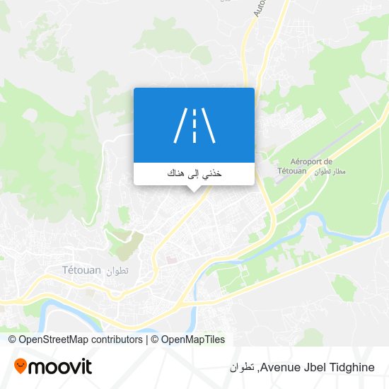 خريطة Avenue Jbel Tidghine