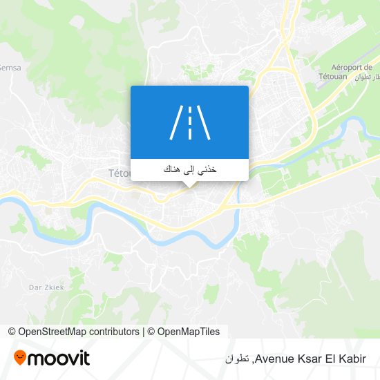 خريطة Avenue Ksar El Kabir