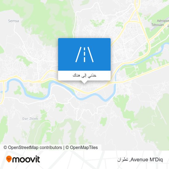 خريطة Avenue M'Diq