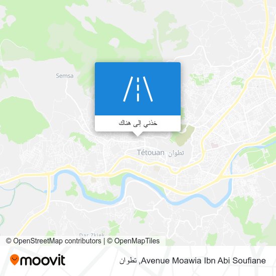 خريطة Avenue Moawia Ibn Abi Soufiane