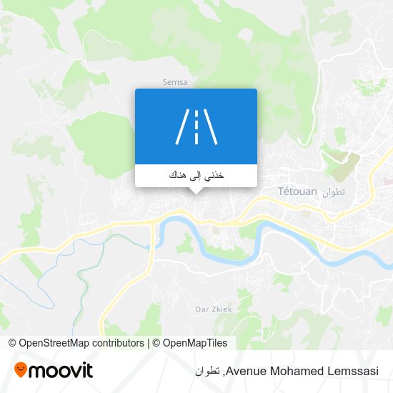 خريطة Avenue Mohamed Lemssasi
