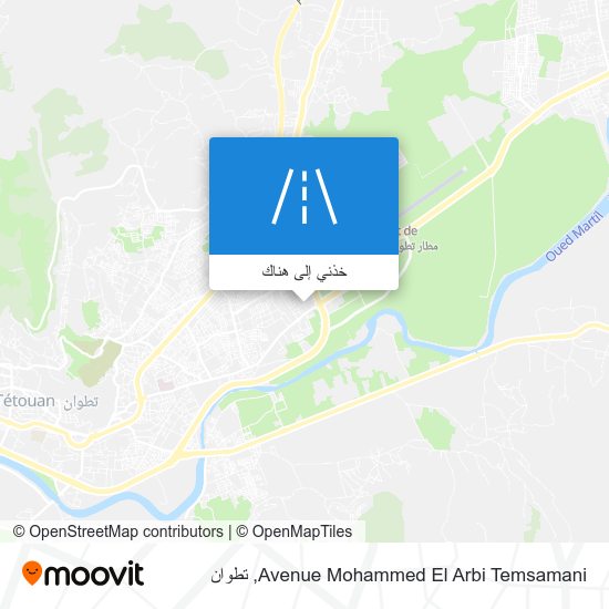 خريطة Avenue Mohammed El Arbi Temsamani